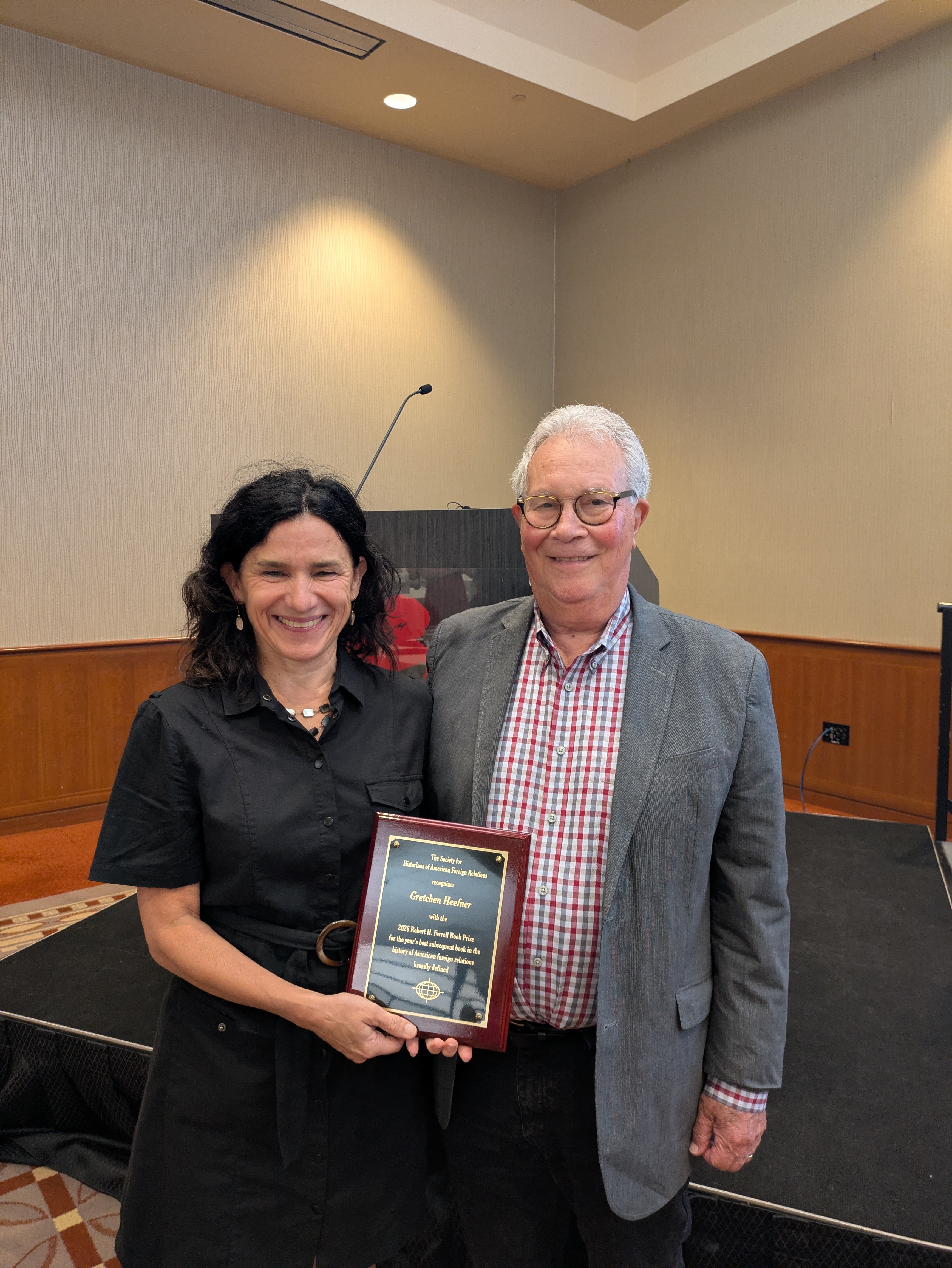 Image of an award recipient Heffner